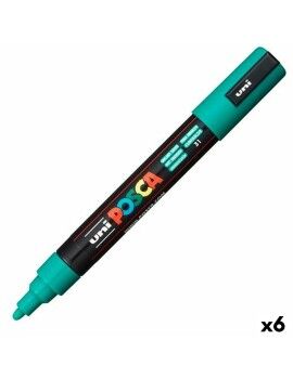 Rotulador permanente POSCA Verde Esmeralda (6 Unidades)