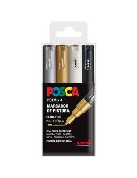 Conjunto de Marcadores POSCA PC-1M BWSG Multicolor