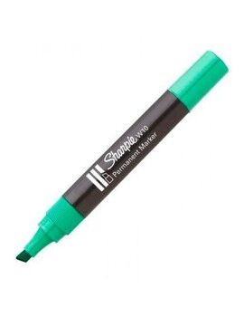 Rotulador permanente Sharpie W10 Verde 12 Peças