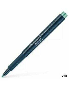 Rotuladores Faber-Castell Metallics Wanderlust Verde (10 Unidades)