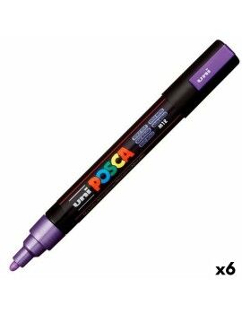 Rotuladores POSCA PC-5M Violeta (6 Unidades)