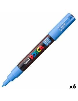 Rotuladores POSCA PC-1M Azul celeste (6 Unidades)