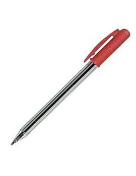 Boligrafo de tinta líquida Tratto UNO Rojo 0,5 mm (50 Piezas)