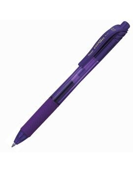 Bolígrafo Pentel EnerGel Violeta 0,7 mm (12 Piezas)