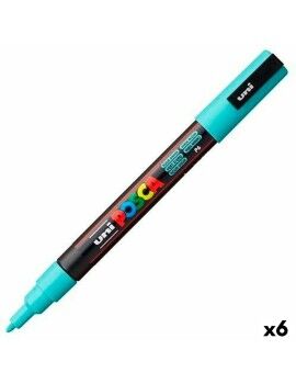 Rotulador POSCA PC-3M Verde Turquesa (6 Unidades)