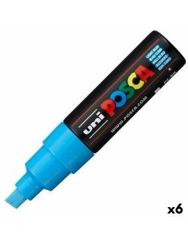 Rotulador POSCA PC-8K Azul claro (6 Unidades)