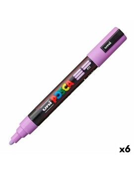 Rotulador POSCA PC-5M Lavanda (6 Unidades)