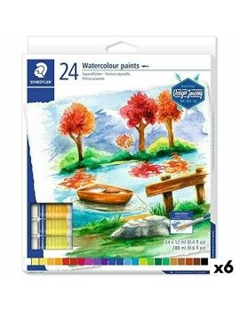 Conjunto de Pintura Aguarela Staedtler Design Journey 6 Peças 12 ml