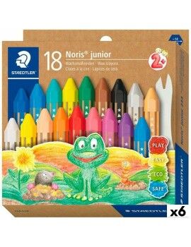 Ceras de cores Staedtler Noris Multicolor 6 Peças