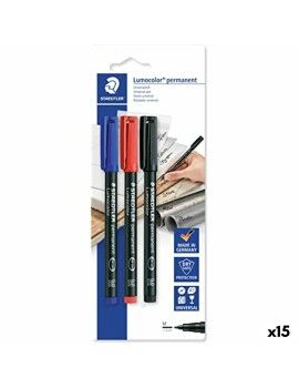 Conjunto de Canetas de Feltro Staedtler Lumocolor 317-S Multicolor 10 Peças (15 Unidades)