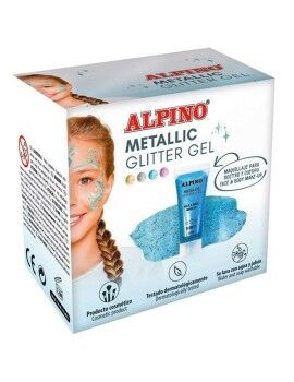 Maquillaje para Niños Alpino Gel Purpurina Azul