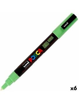 Rotulador POSCA PC-3M Verde Claro (6 Unidades)