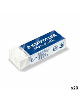 Borracha Staedtler Branco 6,5 x 2,3 x 1,3 cm (20 Unidades)