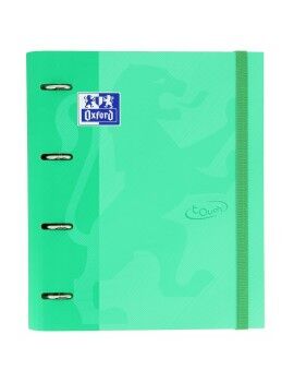 Carpeta de anillas Oxford Touch Europeanbinder Menta A4 A4+