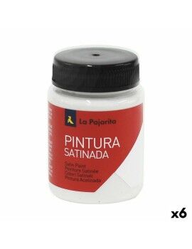 Têmpera La Pajarita L-21 6 Peças Branco Escolar Acetinado