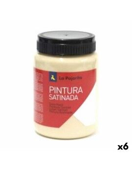 Témpera La Pajarita L-28 6 Piezas Carne Escolar Satinado