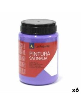 Témpera La Pajarita L-13 6 Piezas Violeta Satinado Escolar