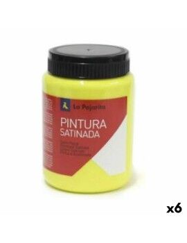 Têmpera La Pajarita Lemon L-01 6 Peças Acetinado Escolar Amarelo