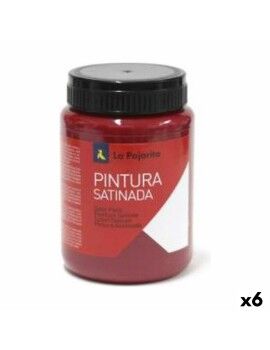 Têmpera La Pajarita Carmin L-09 6 Peças Vermelho Acetinado Escolar