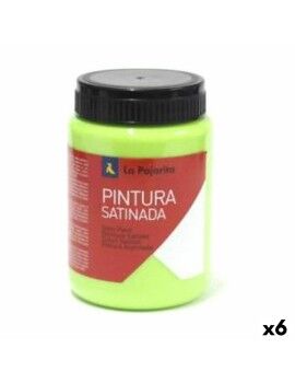 Témpera La Pajarita Parrot L-37 6 Piezas Verde Satinado