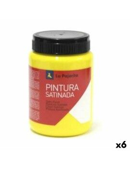 Têmpera La Pajarita L-02 Gold Amarelo Acetinado Escolar (35 ml) (6 Unidades)