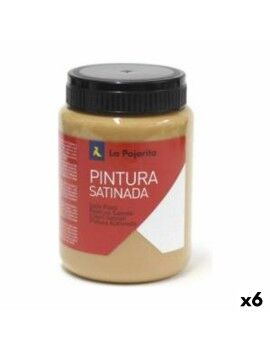 Témpera La Pajarita L-23 6 Piezas Terracota Escolar Satinado