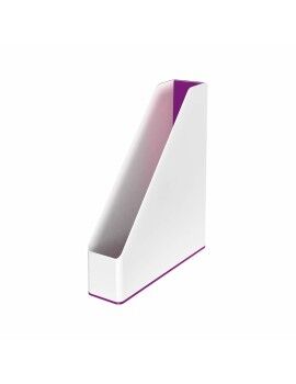 Porta-revistas Leitz Branco Violeta A4 poliestireno 7,3 x 31,8 x 27,2 cm