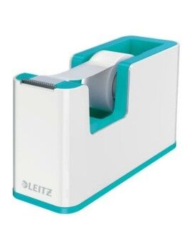 Suporte para Fita Adesiva Leitz Wow Dual Branco Turquesa 5,1 x 7,6 x 12, 6 cm