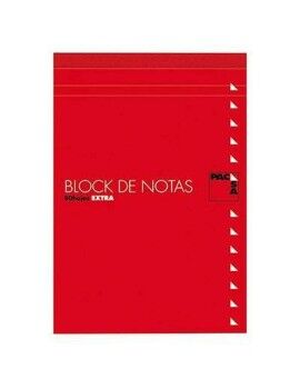 Bloco de Notas Pacsa 1/8" 80 Folhas Quadrícula impressa 4 mm 10 Peças