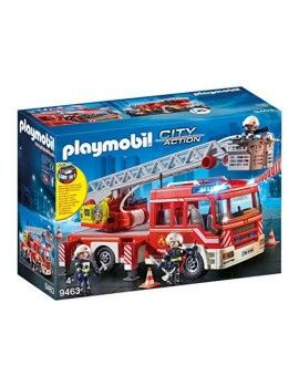 Playset de Veículos City Action Playmobil 9463 (14 pcs) Camião de Bombeiros