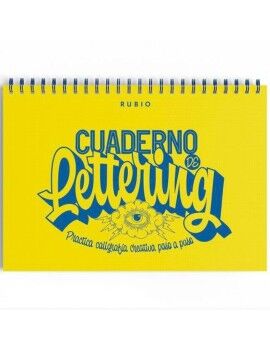 Cuaderno de escritura y caligrafía Rubio Español