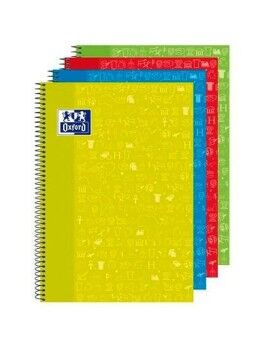 Caderno Oxford Write & Erase Multicolor Din A4 4 Peças 80 Folhas