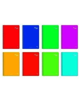 Cuaderno Pacsa Multicolor Din A4 5 Piezas 80 Hojas