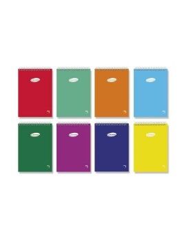 Cuaderno Pacsa Multicolor 1/8 10 Piezas 80 Hojas