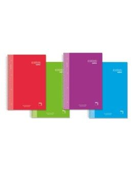 Cuaderno Pacsa Premium Extra Multicolor Din A4 4 Piezas 80 Hojas