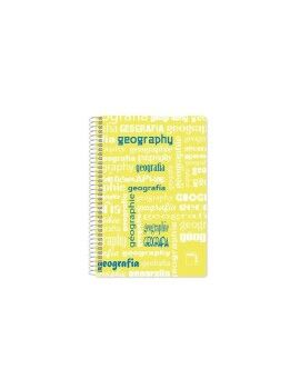 Caderno Pacsa Amarelo Multicolor Din A4 4 Peças 80 Folhas