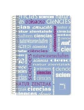 Cuaderno Pacsa Din A4 4 Piezas 80 Hojas