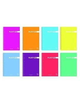 Caderno Pacsa Plastipac Multicolor Quarto 5 Peças 80 Folhas