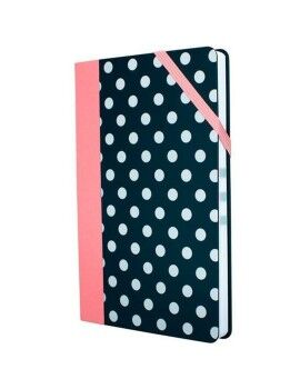 Caderno de Notas Milan Paperbook Branco Preto 21 x 14,6 x 1,6 cm