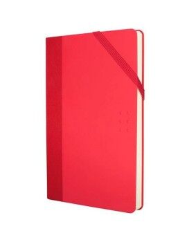 Cuaderno de Notas Milan Paperbook Blanco Rojo 21 x 14,6 x 1,6 cm