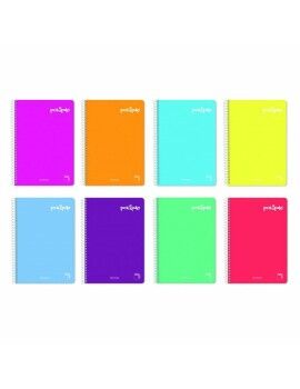 Cuaderno Pacsa Polipac Multicolor Din A4 5 Piezas 80 Hojas