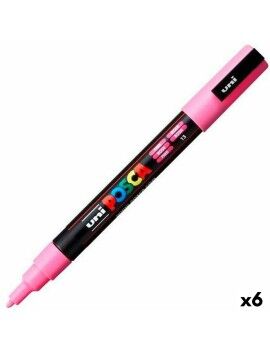 Marcador POSCA PC-3M Cor de Rosa (6 Unidades)