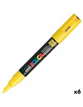 Marcador POSCA PC-1M Amarelo (6 Unidades)