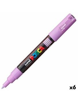 Marcador POSCA PC-1M Lavanda (6 Unidades)