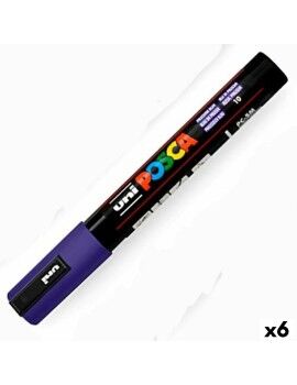 Marcador POSCA PC-5M Azul elétrico (6 Unidades)