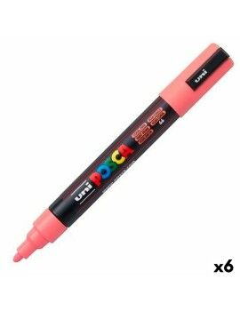 Marcador POSCA PC-5M Cor de Rosa (6 Unidades)