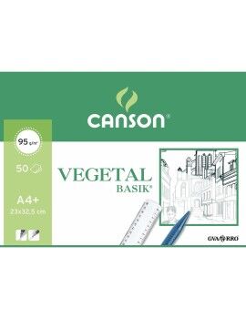 Bloc de dibujo Canson Papel Vegetal Transparente