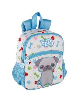 Mochila Escolar Pets Bulldog 26 x 21 x 9 cm