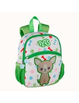 Mochila Escolar Pets Chihuahua 26 x 21 x 9 cm