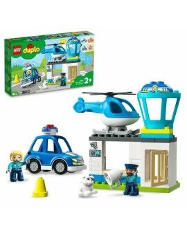 Playset Lego Police Station and Police Helicopter 40 Peças